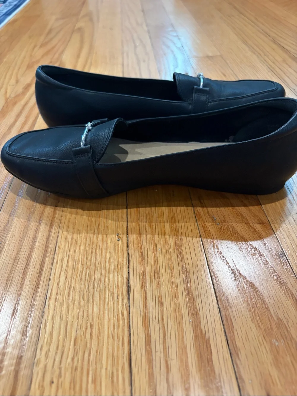 Black Leather Loafers